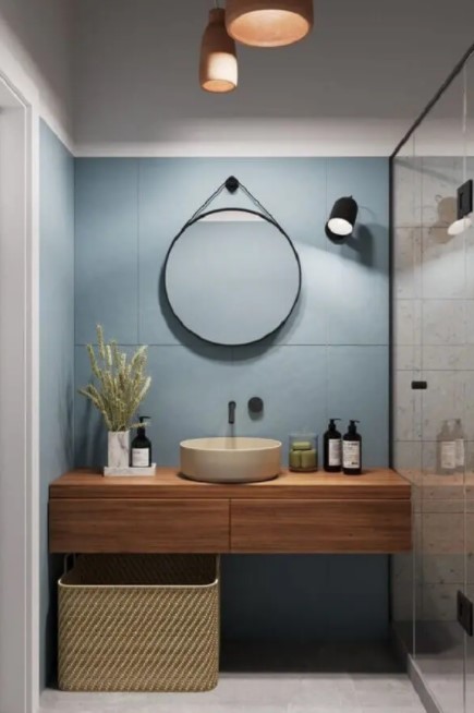 lavabo com decoração