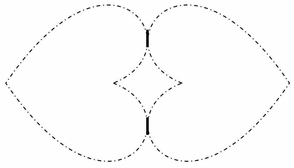 moldes de corações